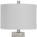 Zesiro Modern Table Lamp - Silver / White by Uttermost - View 5