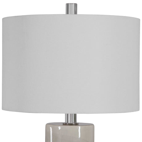 Zesiro Modern Table Lamp - Silver / White by Uttermost - View 5