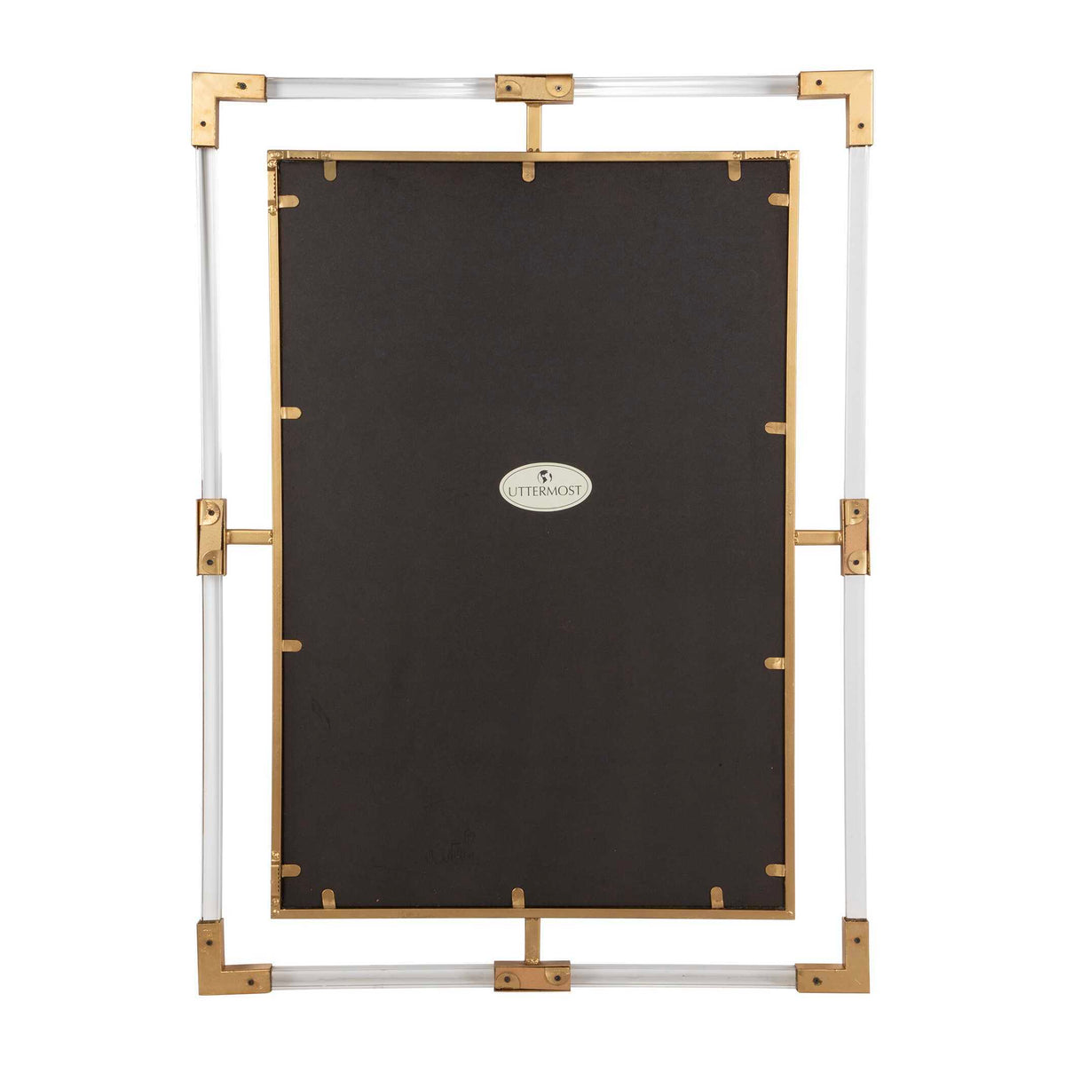 Balkan Modern Wall Mirror - Gold by Uttermost - View 6