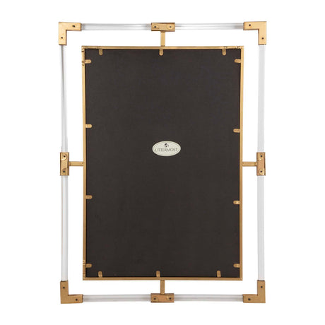 Balkan Modern Wall Mirror - Gold by Uttermost - View 6