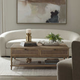Coast Mid-Century Coffee Table Woodtone - Dark Brown by Uttermost - View 2
