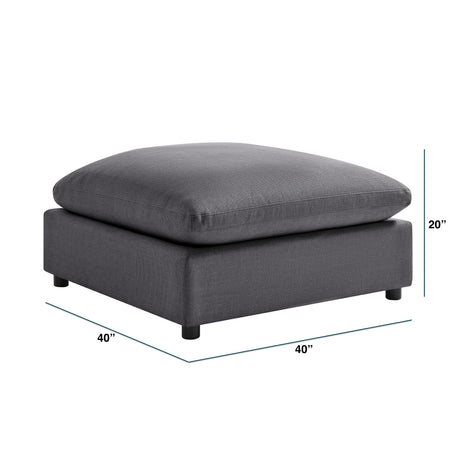 Cassandra Modular 6-Piece Sectional in Charcoal Grey with Solid Wood Legs - sold by Home Elegance USA