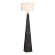 Lathey Tapered Floor Lamp - Black by Uttermost - View 1