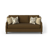 Gianna Fabric Bench Sofa With Nailhead Trim | Flexsteel