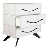 Vivi 3 Drawer Chest - White by Uttermost - View 4