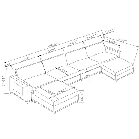 Modern Sofa Chair with Soft Padding - Ideal for Living Room, Office & Dining Room - sold by Home Elegance USA