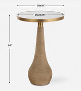 Terra Brass Accent Table - Bronze by Uttermost - View 6
