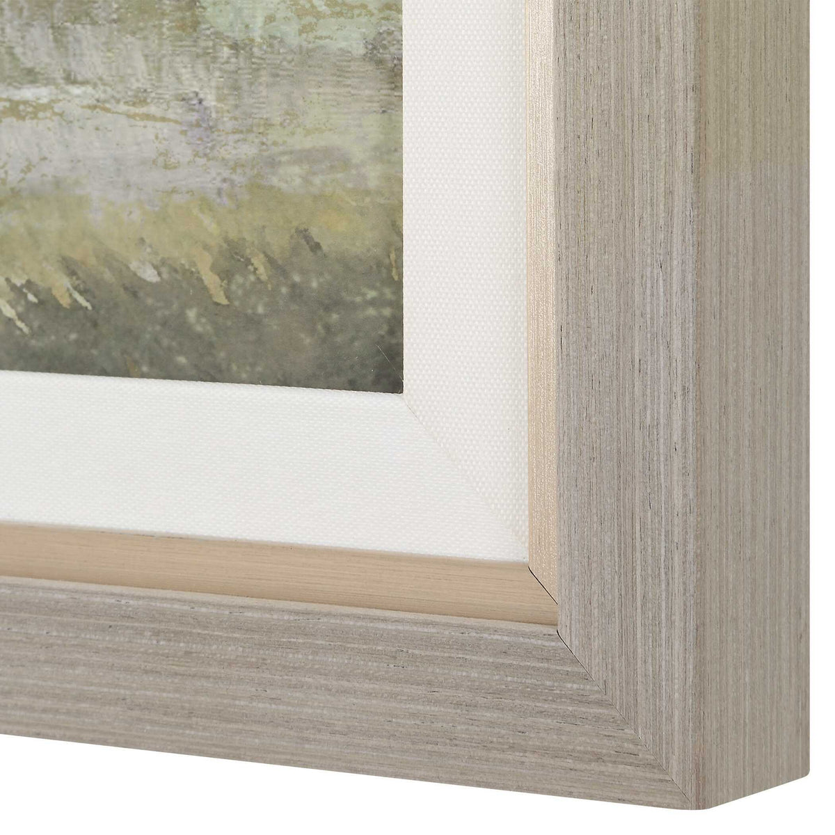 Restful Vista-Awe Landscape Art Black / Blue / Brown / Gold / Gray / Green / Woodtone - Blue / Green by Uttermost - View 4