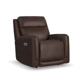 Alister Power Gliding Recliner With Power Headrest And Lumbar - Burnt Umber | Flexsteel