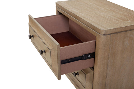 Queen Canopy Bedroom Set with a 2 Drawer Nightstand. a modern Dresser with Poster Mirror and a Door Chest. - sold by Home Elegance USA