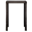 In The Groove Aluminum Accent Table - Black by Uttermost - View 1