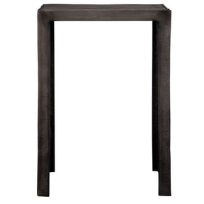 In The Groove Aluminum Accent Table - Black by Uttermost - View 1