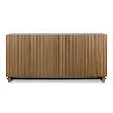 Kellem Wood 4 Door Cabinet Natural - Light Brown by Uttermost - View 1