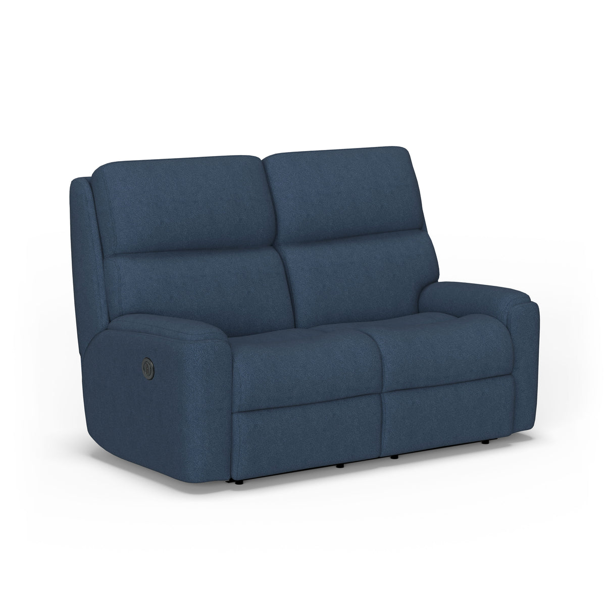 Rio Transitional Fabric Power Reclining Loveseat | Flexsteel