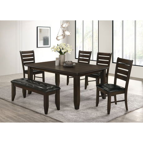 Cornish Cappuccino 6-piece Dining Set - sold by Home Elegance USA