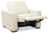 Optimus Power Recliner with Power Headrest - Beige by Hooker Furniture - View 4