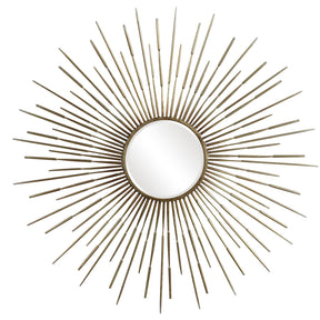 Golden Rays Starburst Mirror by Uttermost - View 1