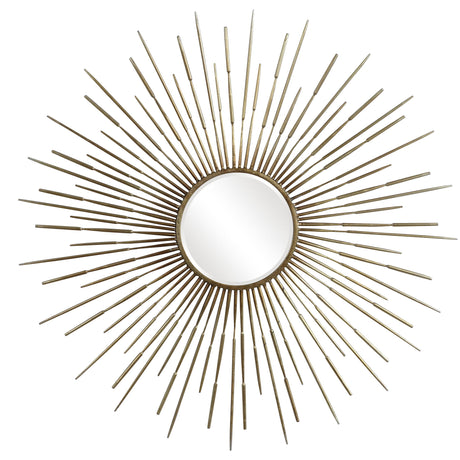 Golden Rays Starburst Mirror by Uttermost - View 1