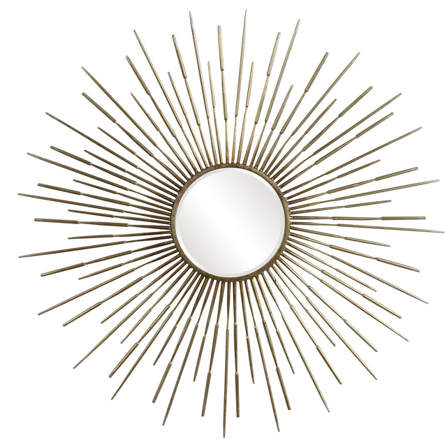 Golden Rays Starburst Mirror by Uttermost - View 1
