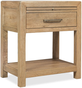Driftwood One-Drawer Nightstand Buckboard - Light Brown by Hooker Furniture - View 1