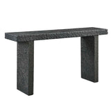 Hagan Indoor-Outdoor Console Table Slate - Black by Uttermost - View 4