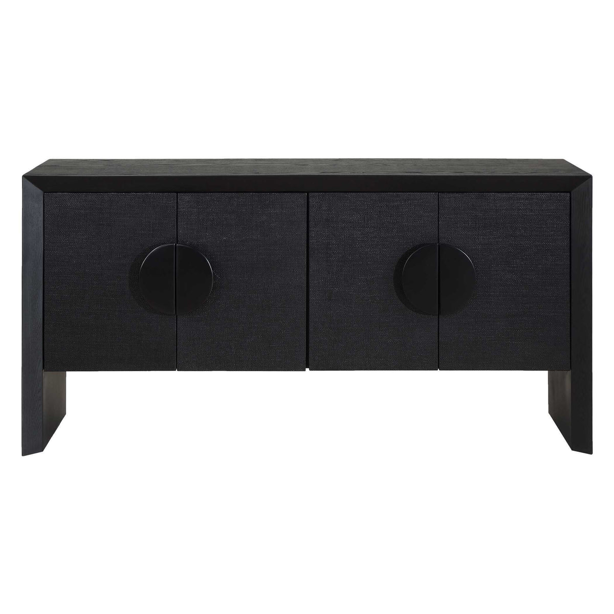 Williams 4 Door Cabinet - Black by Uttermost - View 1