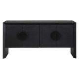 Williams 4 Door Cabinet - Black by Uttermost - View 1