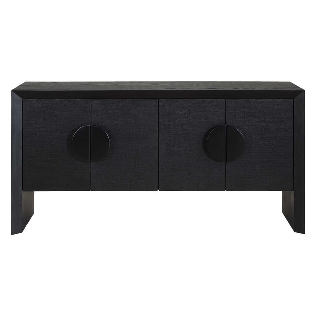Williams 4 Door Cabinet - Black by Uttermost - View 1