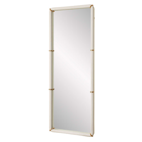 Cyprus Dressing Mirror - White by Uttermost - View 4