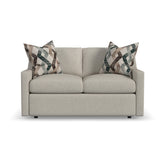 Sky Fabric Upholstered Loveseat | Flexsteel