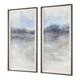 Thinking Of You Landscape Prints (Set of 2) - Light Gray by Uttermost - View 4