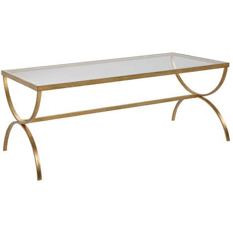 Crescent Coffee Table - Gold by Uttermost - View 3