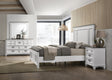 Clelane Wood Bedroom Set with Shiplap Panel Queen Bed, Dresser, Mirror, and Nightstand - sold by Home Elegance USA