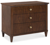 Archives Three-Drawer Nightstand - Dark Brown by Hooker Furniture - View 1
