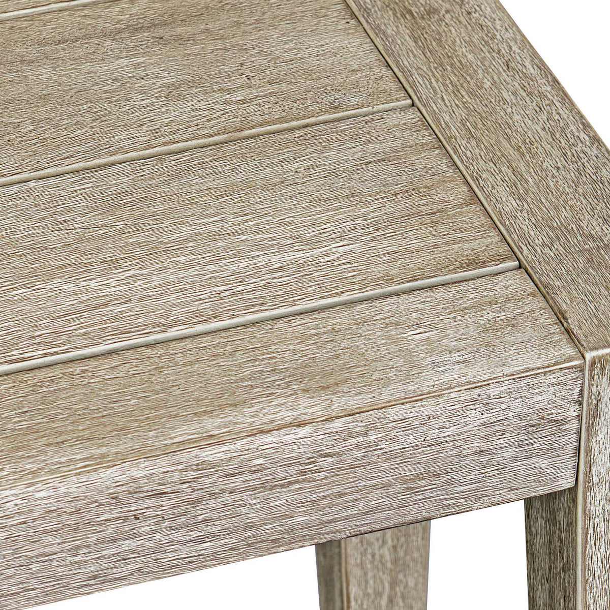 Kirkham Wooden Outdoor Bench - Gray by Uttermost - View 6