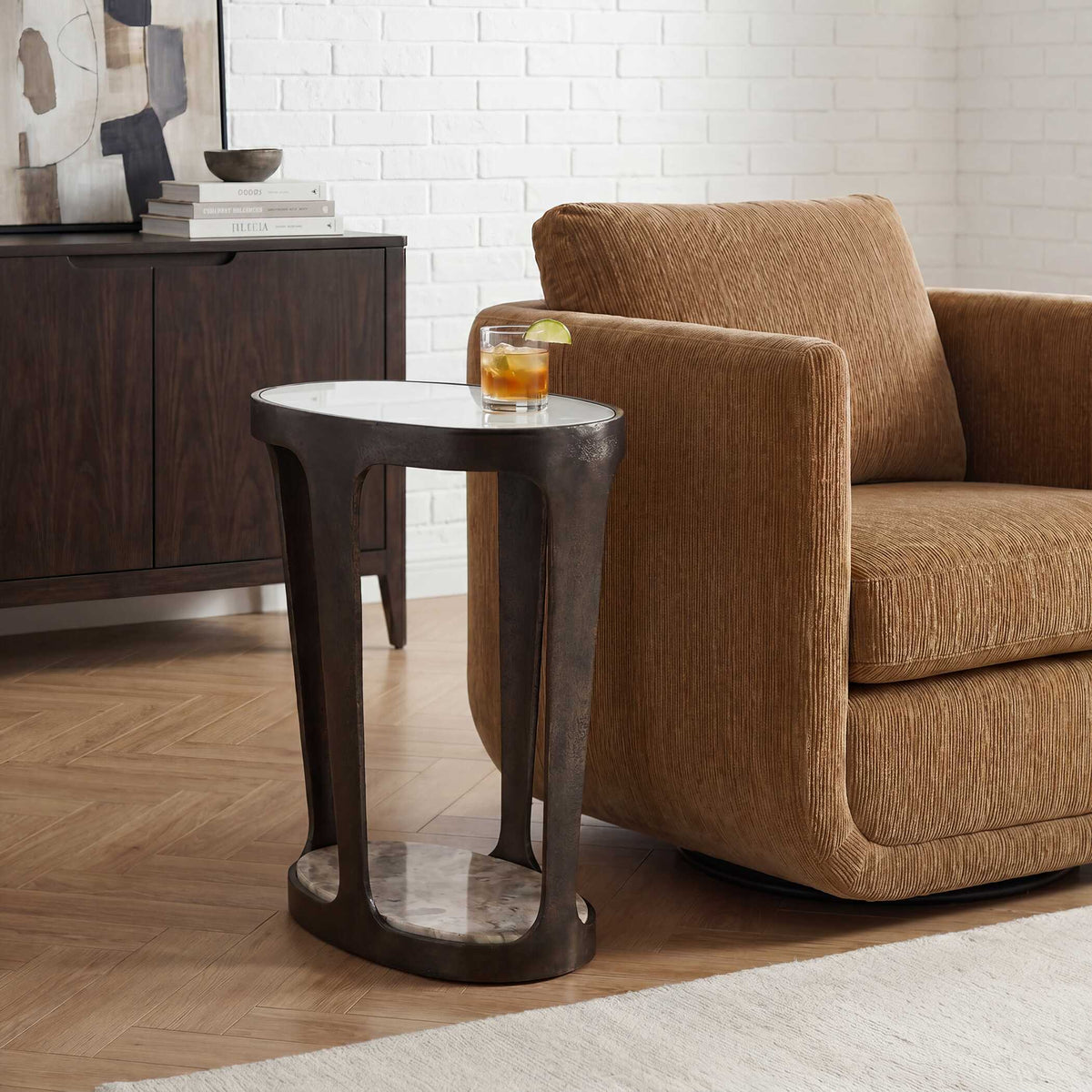 Coronado Accent Table - Bronze by Uttermost - View 2