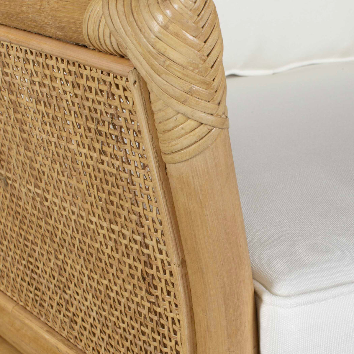 Pacific Rattan Counter Stool - Light Brown / White by Uttermost - View 10