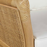 Pacific Rattan Counter Stool - Light Brown / White by Uttermost - View 10