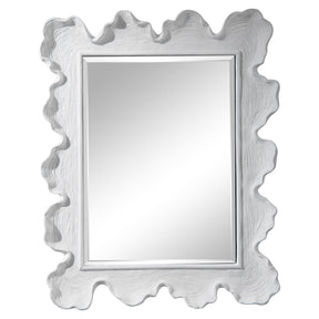 Sea Coral Coastal Mirror - Silver / White by Uttermost - View 1