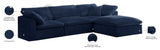 Cozy - Modular Sectional 4 Piece Cloud - Navy - 634Navy - Sec4A - Home Elegance USA - 6