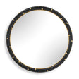Helia Round Mirror - Black by Uttermost - View 1