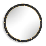 Helia Round Mirror - Black by Uttermost - View 1