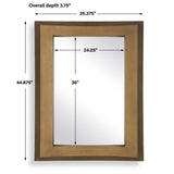 Around The Bend Mirror - Bronze by Uttermost - View 7