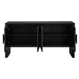 Williams 4 Door Cabinet - Black by Uttermost - View 10