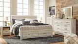 Bellaby - Dresser, Mirror, Platform Bed With Storage Drawers Set | Ashley | Home Elegance USA