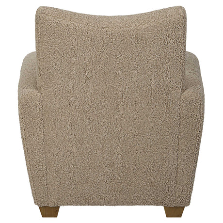 Teddy Accent Chair Latte - Beige by Uttermost - View 6