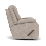 Magnus Transitional Fabric Swivel Gliding Recliner | Flexsteel