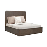 Athens Queen Panel Storage Bed - Dark Brown | Flexsteel