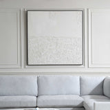 Below The Surface Abstract Art - White by Uttermost - View 2