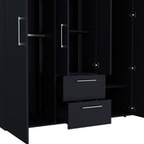 Wenge All-In-One 2-Door Armoire - sold by Home Elegance USA